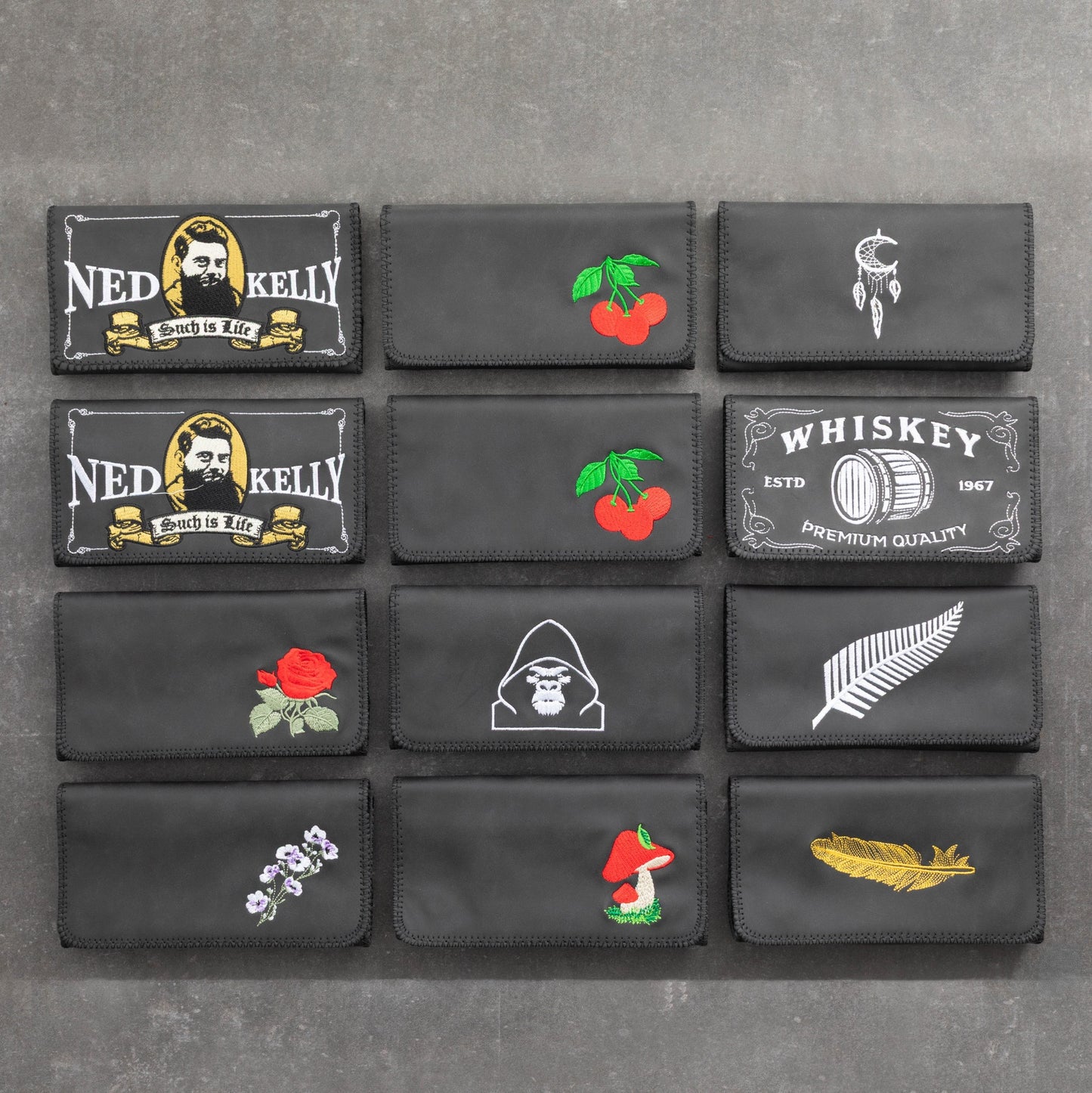 Deluxe King Size Tobacco Pouch Embroidered-3