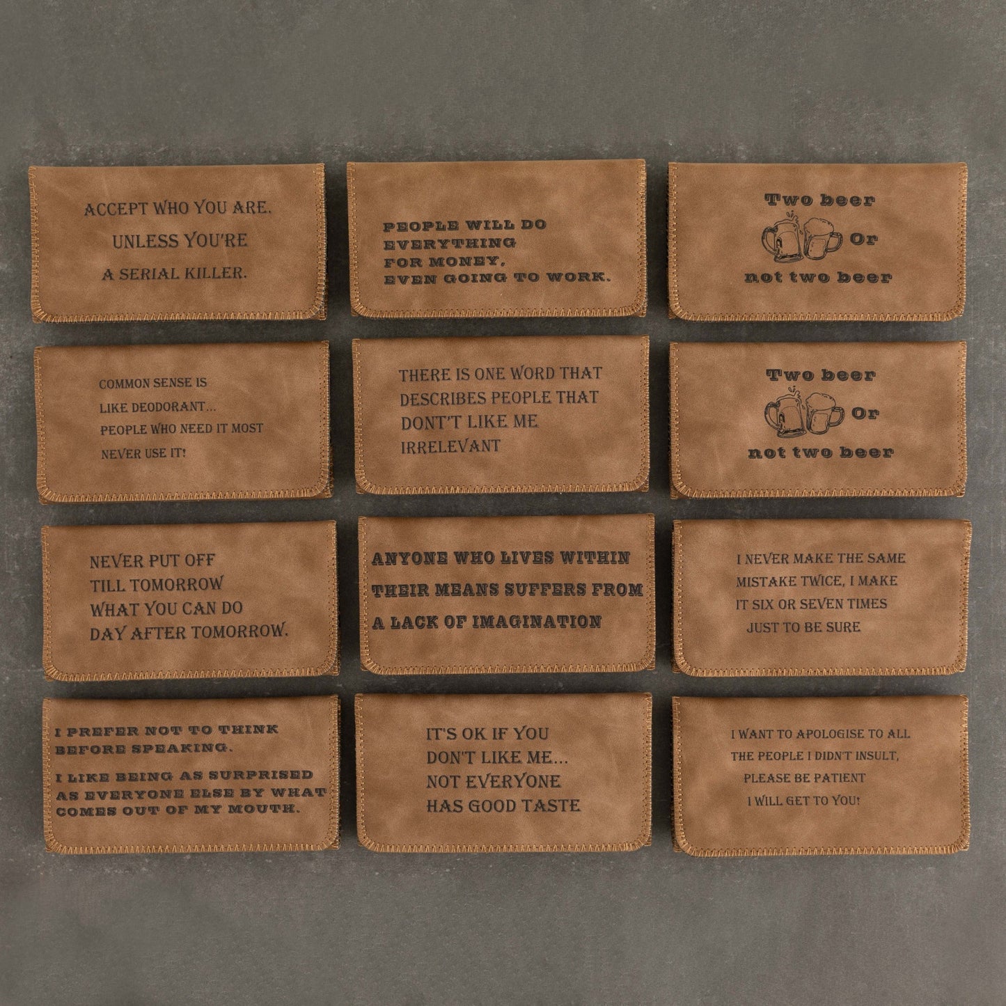 Deluxe King Size Tobacco Pouch Slogan-1