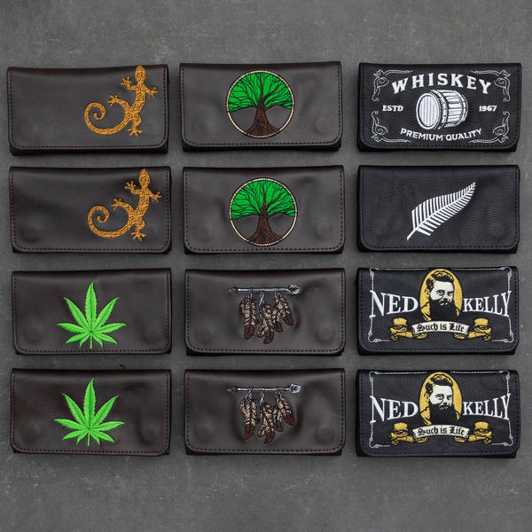 Deluxe Standard Size Tobacco Pouch Embroidered-1