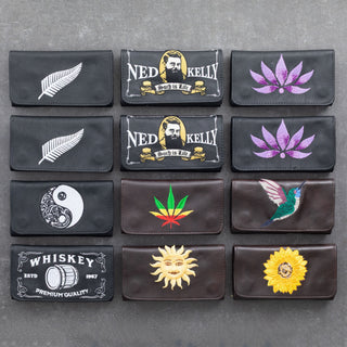 Deluxe Standard Size Tobacco Pouch Embroidered-2