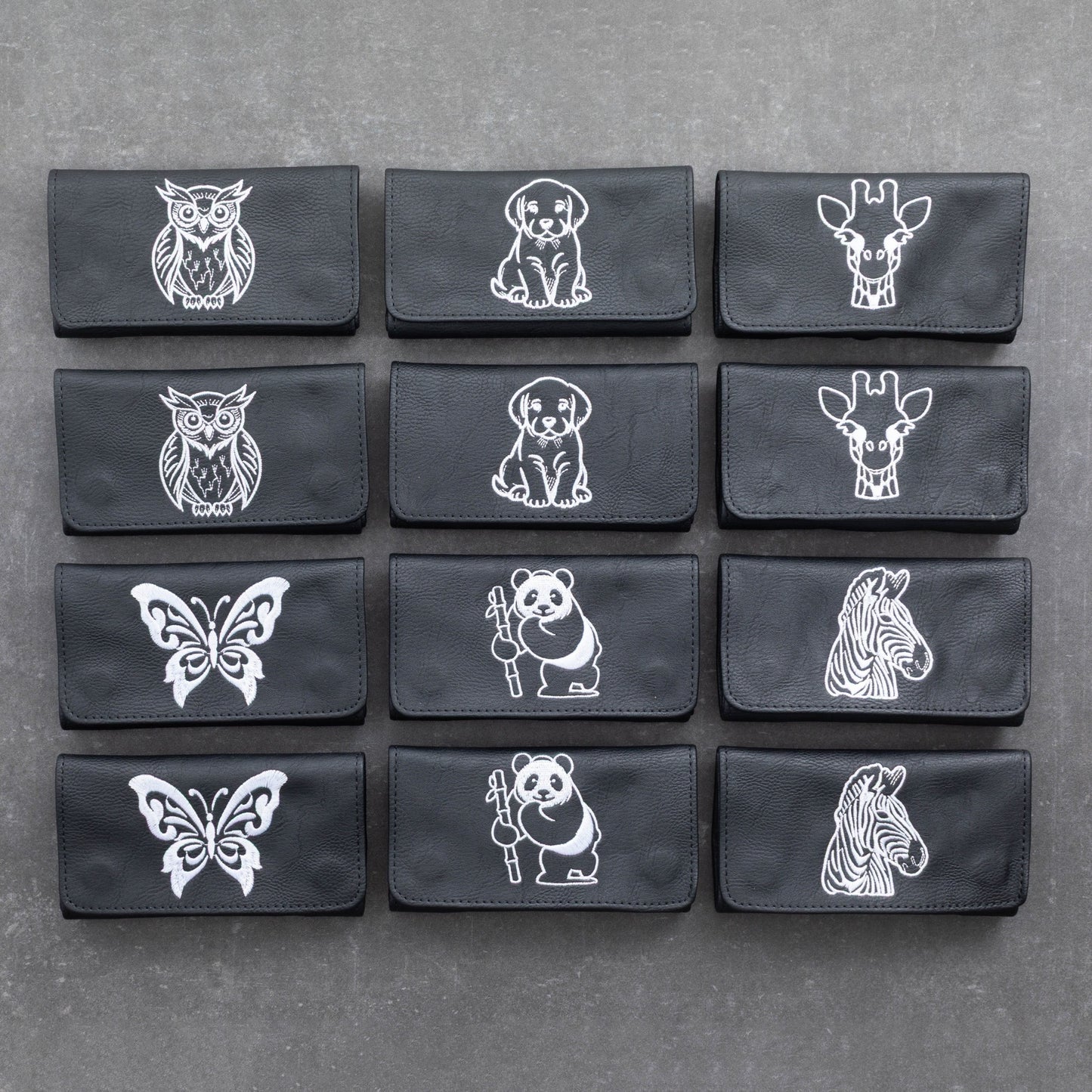 Deluxe Standard Size Tobacco Pouch Embroidered-4