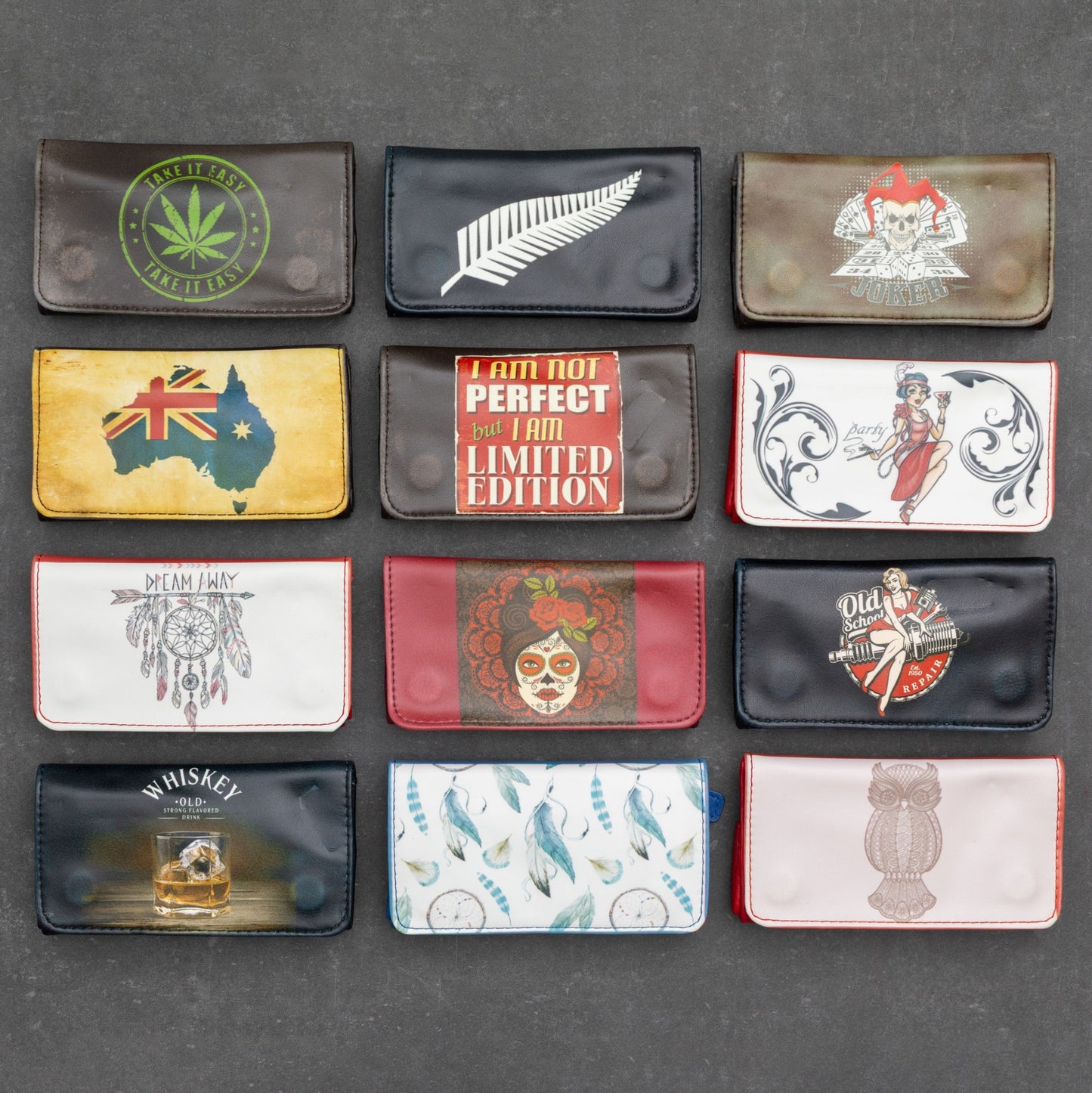 Deluxe Standard Size Tobacco Pouch Print-i1