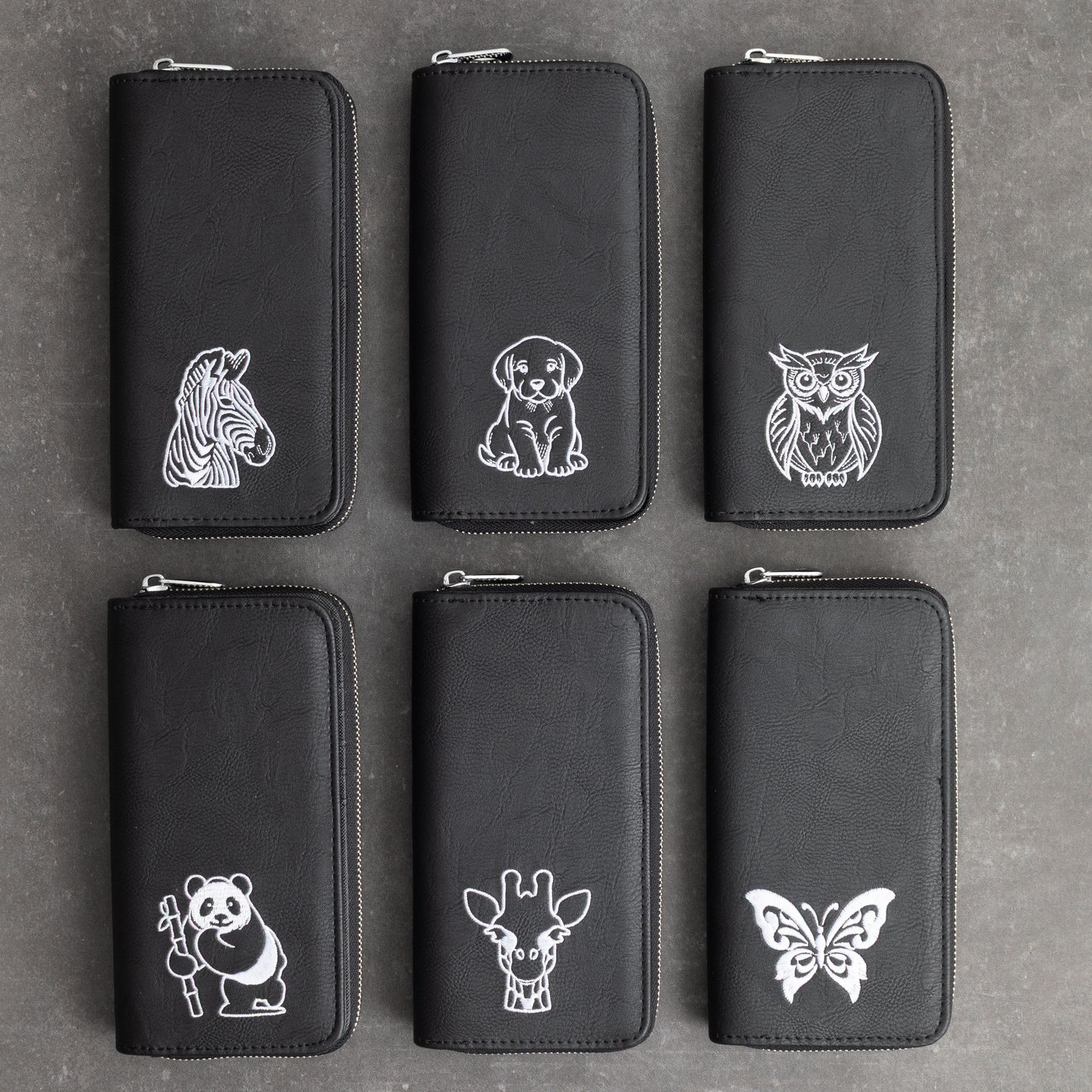 Ladies Big Wallets 17 Cards Embroidered-2