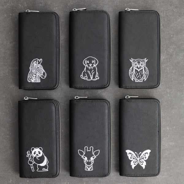 Ladies Big Wallets 17 Cards Embroidered-2